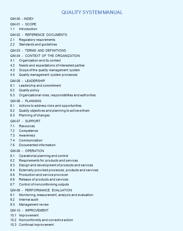 What is a <strong>quality manual</strong>? - mapwright.com.au Iso quality manual template